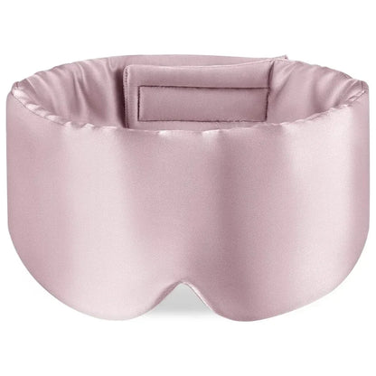Mulberry silk sleep mask in blush pink