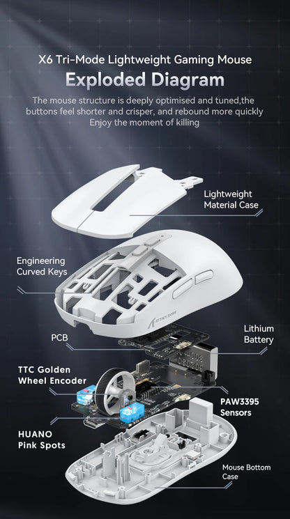 Bluetooth Mouse With Magnetic Charging Base