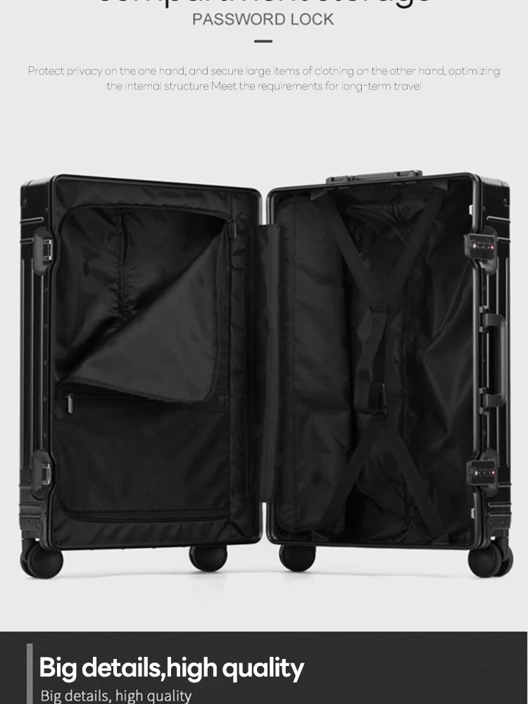 20” Aluminum-Magnesium Carry-On – Minimalist Luxury for Elite Travel