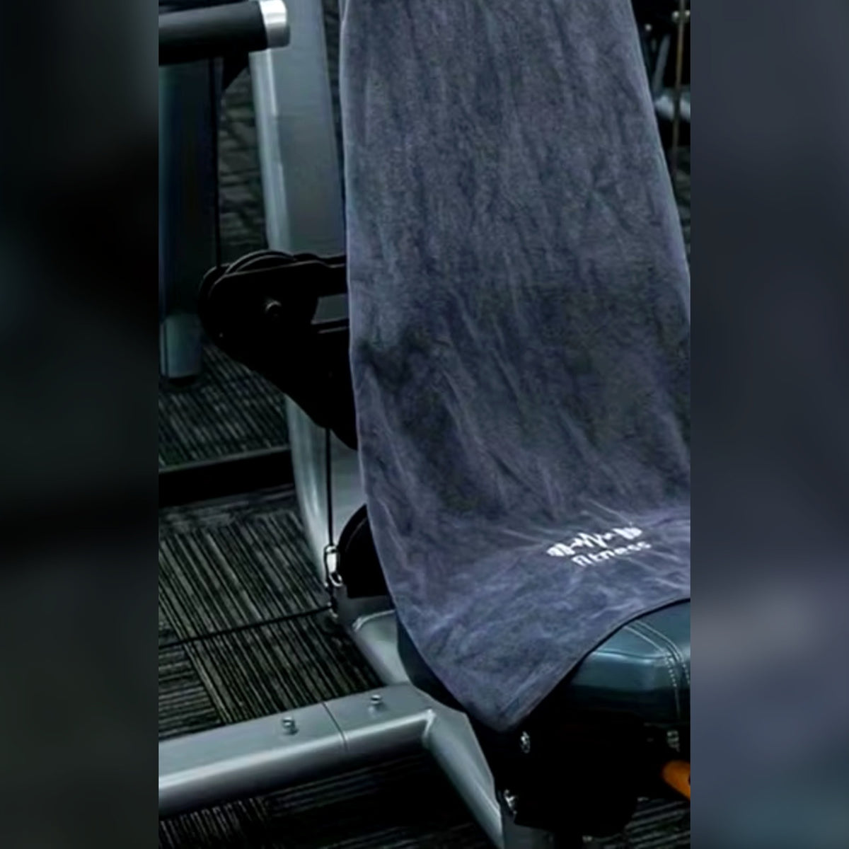 Gym towel on a bench