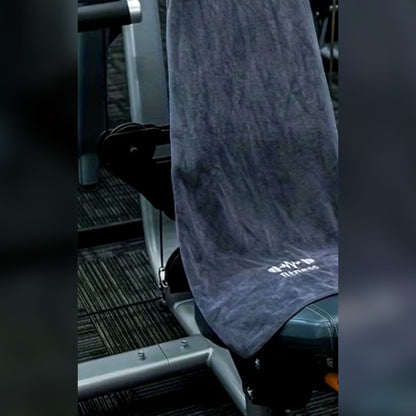 Gym towel on a bench