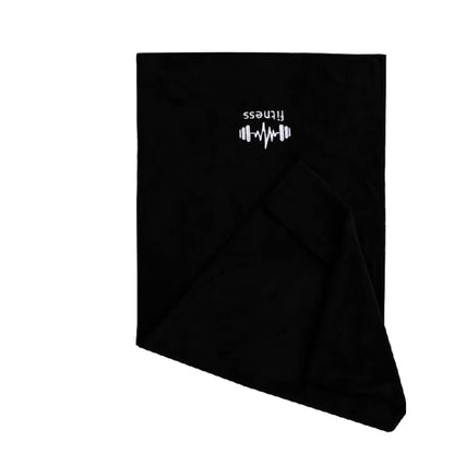 Apexify gym bench towel in black