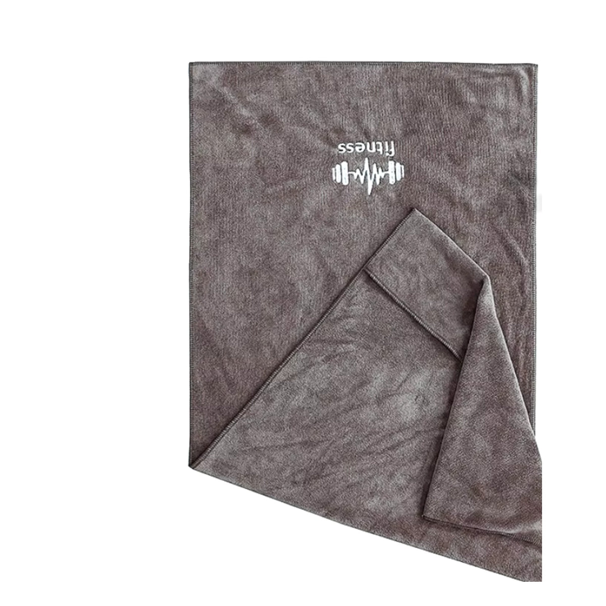 Apexify gym bench towel in grey