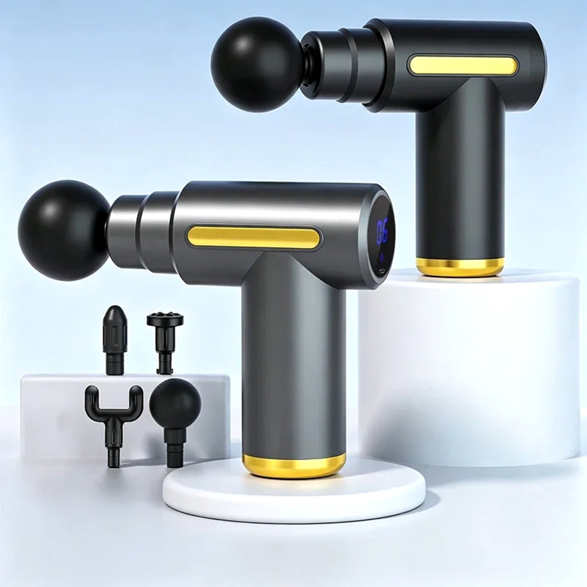 Compact massage gun