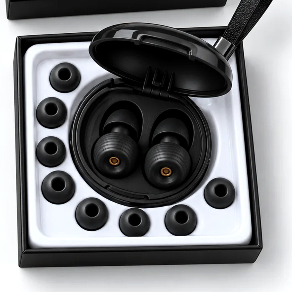 Sleep earplugs in black