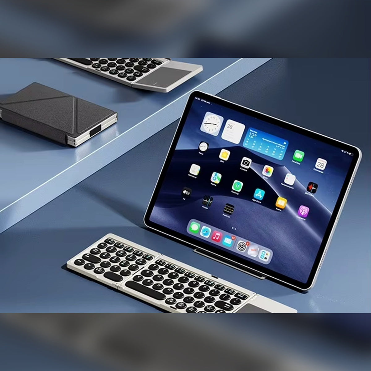 Case turns into a tablet stand