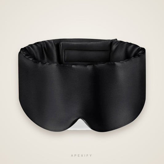 Black mulberry silk sleep mask