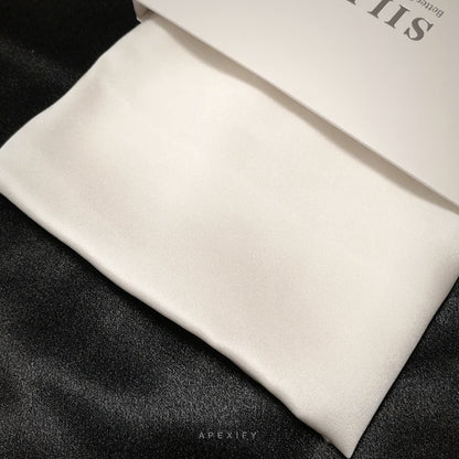 Ivory mulberry silk pillowcase