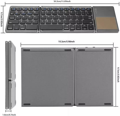 Foldable Pocket-Sized wireless Keyboard