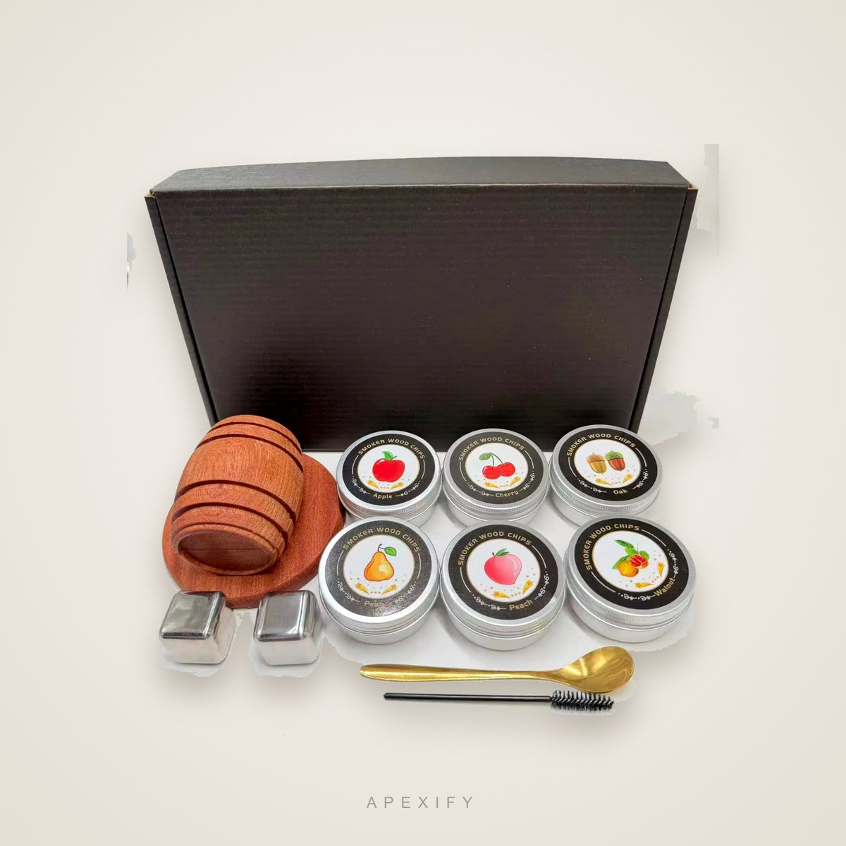 Smoke & Stone Signature cocktail smoker gift set